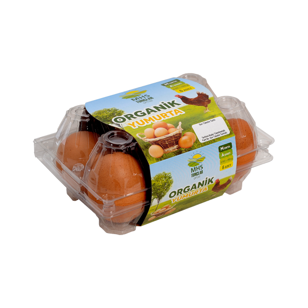 MHS Tunçlar Organic Eggs Class A size M 6 Pieces 
