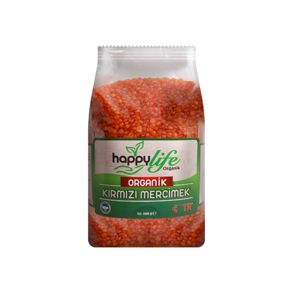 Organik Kırmızı Mercimek 1000 Gr