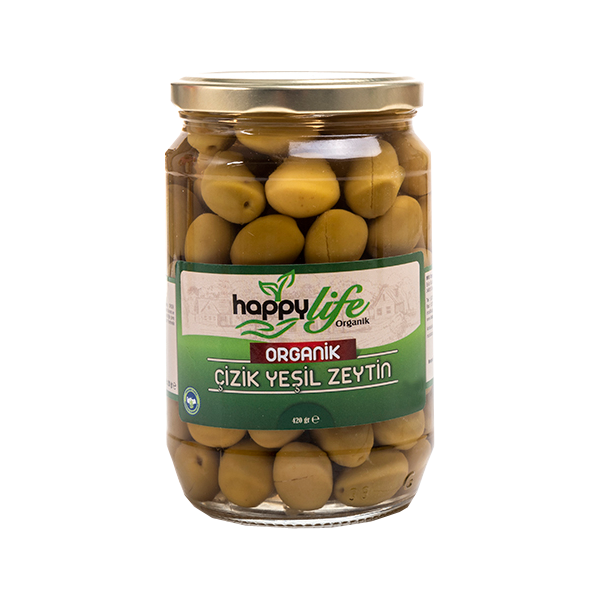 Organik Yeşil Zeytin 500 Gr